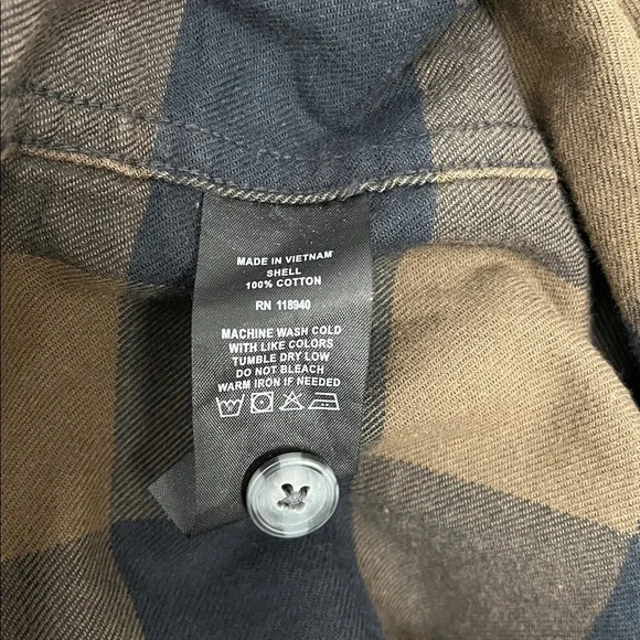 Moosejaw Men's Brown and Black Plaid Shirt Size Medium - Picture 5 of 5